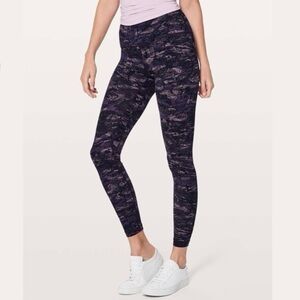Lululemon Align Pant Legging in Rip Wave Purple Thunder Black